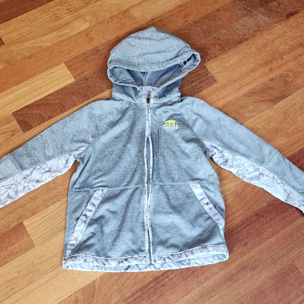 Abercrombie Kids Gray Zip-Up Hoodie Size 11/12